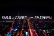 杨晨晨大结局曝光，一切从翻车开始…